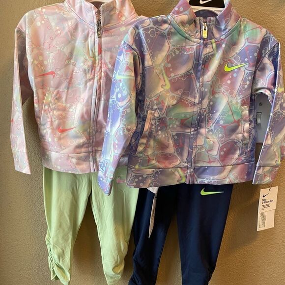 Nike Pastel Toddler 24 Months 2T Jogger Track Suits set of 2! - Picture 11 of 14